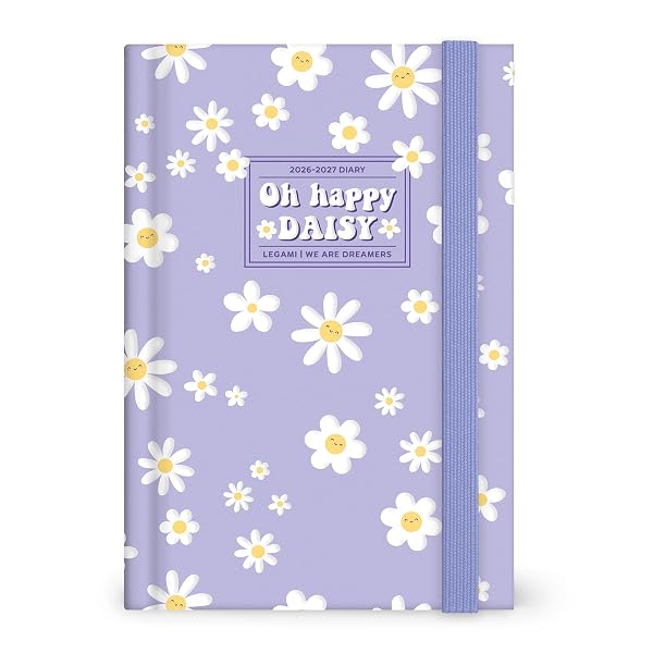Legami-Agenda-Giornaliera-Fotografica-2026-2027-Daisy-16-Mesi-Medium-Diario-da-Settembre-2026-a-Dicembre-2027-Chiu-B0GV1LN7KV Legami - Agenda Giornaliera Fotografica 2026-2027, Daisy, 16 Mesi Medium, Diario da Settembre 2026 a Dicembre 2027, Chiusura con Elastico, Carta Certificata FSC, 12 x 18 cm - immagine 1