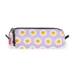 Legami - Astuccio, Chiusura a Zip, Realizzato da Plastica riciclata, Resistente, Pratico, 22x6 cm, Tema Daisy - immagine 4