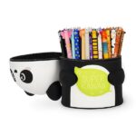 Legami - Astuccio Super Kawaii Panda, capiente, contiene fino a 100 Penne Cancellabili, in morbido Silicone, 13 x 19 x 13 cm - immagine 7