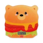Legami - Bilancia da Cucina Digitale, Kitchen Scale, Tema Hamburger, 7 Unità di misura, pulsanti touch ON/TARE e UNIT, Max 5 kg