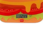 Legami - Bilancia da Cucina Digitale, Kitchen Scale, Tema Hamburger, 7 Unità di misura, pulsanti touch ON/TARE e UNIT, Max 5 kg - immagine 5