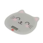 Legami - Bilancia da Cucina Digitale, Kitchen Scale, Tema Kitty, 7 Unità di misura, pulsanti touch ON/TARE e UNIT, Max 5 kg - immagine 3