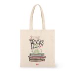Legami - Borsa di cotone, Taschina interna, con Soffietto, Manico Lungo, Ecologica, 38,5x42 cm