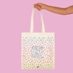 Legami - Borsa di cotone, Taschina interna, con Soffietto, Manico Lungo, Ecologica, 38,5x42 cm, Tema After rain - immagine 5