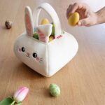 Legami - Borsa per Caccia alle Uova, Cesto di Pasqua, Sacchetto Porta Caramelle, Cestino Pasquale, Candy Bag, in Tessuto Morbido Ripiegabile, con Manico - immagine 3