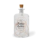 Legami - Bottiglia in Vetro con Filo di Luci Led, Jar of stars, 9x20 cm, Ricarica con un Cavo USB, 20 LED, Colore Luce Bianco Caldo, Filo in Rame, Solo per Interni