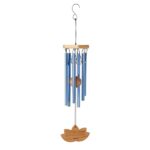 Legami - Campana a Vento, Produce Musica con il Vento, attrae Energie Positive, riduce lo Stress, riequilibra la tua Armonia, Uso interno ed esterno, con Gancio in Alluminio, 8 x 35 x 8 cm