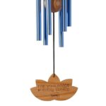 Legami - Campana a Vento, Produce Musica con il Vento, attrae Energie Positive, riduce lo Stress, riequilibra la tua Armonia, Uso interno ed esterno, con Gancio in Alluminio, 8 x 35 x 8 cm - immagine 4