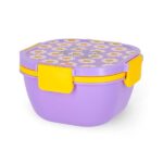 Legami - Contenitore Porta Pranzo, Lunch Box, 1 Forchetta, 1 Vassoio a scomparti, 1 Porta Condimenti Removibile Inclusi, Capacità 1700 ml, 19 x 10.7 x 19 cm