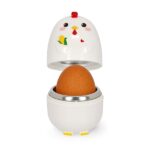 Legami - Cuociuovo per Microonde Gallina Egg-cellent!, per cuocere le Uova in pochi Minuti, utilizzabile in Microonde, Non Lavabile in Lavastoviglie, 7 x 10.2 cm - immagine 3