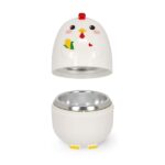 Legami - Cuociuovo per Microonde Gallina Egg-cellent!, per cuocere le Uova in pochi Minuti, utilizzabile in Microonde, Non Lavabile in Lavastoviglie, 7 x 10.2 cm - immagine 4