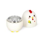 Legami - Cuociuovo per Microonde Gallina Egg-cellent!, per cuocere le Uova in pochi Minuti, utilizzabile in Microonde, Non Lavabile in Lavastoviglie, 7 x 10.2 cm - immagine 5