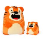 Legami - Cuscino Super Soft! Tema Tiger, Super Soffice, Idea Regalo, L 28 cm x H 42 cm x W 14 cm - immagine 4