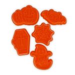 Legami - Formine per Biscotti, Cookie Cutters, Set di 5 Forme Diverse con Timbro, Adatte anche ai Bambini