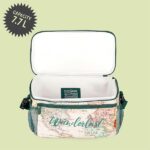 Legami - Isolierte Lunch-Tasche, Thema Travel, Thermotasche für Mittagessen, Großes Fassungsvermögen 7,7 Liter, Verstellbarer Schultergurt, 28 x 17 x 15 cm - immagine 4