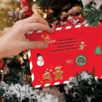 Legami - Kit per Lettera a Babbo Natale, Set Lettera Unisex, Contiene Busta, Lettere Da Compilare, Cartolina, Foglio Adesivi, Dettagli in Lamina-Glitter, Carta Certificata FSC - immagine 6