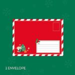 Legami - Kit per Lettera a Babbo Natale, Set Lettera Unisex, Contiene Busta, Lettere Da Compilare, Cartolina, Foglio Adesivi, Dettagli in Lamina-Glitter, Carta Certificata FSC - immagine 9