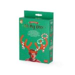 Legami - Lancio degli Anelli Gonfiabile Oh My Deer, Corna da Renna Gonfiabili, 6 anelli gonfiabili, 1 Naso Rosso da Renna, Attività divertente, Diametro 24 cm - immagine 5