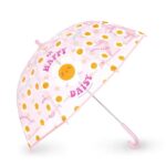 Legami - Ombrello per Bambini Dancin' In The Rain, Struttura Antivento, Apertura manuale, Chiusura in Tessuto con Spazio per Nome, Impugnatura a Gancio, 73x65 cm