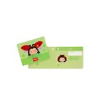 Legami - Peluche Plush Super Soft!, Tema Ladybug, Formato Mini, con Carta d'Identità personalizzabile, Sta in Piedi da Solo, 14x15x12 cm - immagine 4