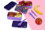 Legami - Porta Pranzo, Lunch Box con 3 Posate Incluse, Flowers, Contenitore, Capacità 1200 ml, a Prova di Perdite, Adatto a Microonde e Lavastoviglie, Ideale per Scuola, Ufficio, Lavoro - immagine 7