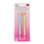 Legami - Set Penne Cancellabili San Valentino 2026, Better Togheter, con Inchiostro Cancellabile Termosensibile, Turchese, Arancione, Cancella Senza Consumare il Foglio - immagine 7