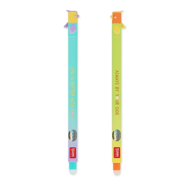 Legami-Set-Penne-Cancellabili-San-Valentino-2026-Better-Togheter-con-Inchiostro-Cancellabile-Termosensibile-Turches-B0G2STQT57 Legami - Set Penne Cancellabili San Valentino 2026, Better Togheter, con Inchiostro Cancellabile Termosensibile, Turchese, Arancione, Cancella Senza Consumare il Foglio - immagine 1