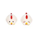 Legami - Set Sale e Pepe in Ceranica, Tema Hen, in Ceramica Decorati a Mano - immagine 3