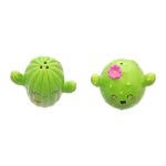 Legami - Set Sale e Pepe in Ceranica,Tema Cactus, in Ceramica Decorati a Mano - immagine 3