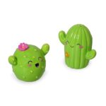 Legami - Set Sale e Pepe in Ceranica,Tema Cactus, in Ceramica Decorati a Mano - immagine 4