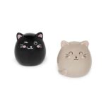 Legami - Set Sale e Pepe in Ceranica,Tema Kitty, in Ceramica Decorati a Mano
