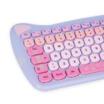 Legami - Set Tastiera con 15 Tasti Multimediali, Mouse Wireless con 3 Opzioni di Velocità, Ideale per l'Ufficio, Tema Meow - immagine 3