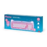 Legami - Set Tastiera con 15 Tasti Multimediali, Mouse Wireless con 3 Opzioni di Velocità, Ideale per l'Ufficio, Tema Meow - immagine 5