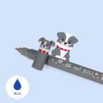 Legami - Set di 3 Penne Gel Cancellabili Fur-ever Friends, Penne con Inchiostro Cancellabile Termosensibile, Nero, Blu, Rosso, Cancella Senza Consumare il Foglio, Punta 0,7 mm - immagine 5