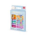 Legami Set di 6 Mini Evidenziatori - Teddy's Superpower