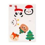 Legami - Set di 70 Adesivi Elettrostatici per Finestra, Christmas Edition, Stickers Elettrostatici, Decorazioni Finestre, Addobbi da Finestra Riposizionabili e Riutilizzabili, Antistrappo - immagine 4