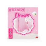 Legami - Specchio con Luce Led Effetto Neon, It's a Sign, Alimentazione Tramite Cavo Tipo-C (incluso). Base D'Appoggio Removibile e Fori di Fissaggio per Appenderelo - immagine 8