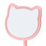 Legami - Specchio da Trucco con Luce - You Look Purrfect! - Specchietto per Truccarsi a Forma di Gatto, Luminosità e Inclinazione Regolabili, Doppia Alimentazione USB o Batterie, per Make Up - immagine 4