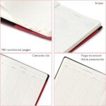 Legami - Taccuino a righe, Medium,192 Pagine, Copertina in morbido PU, in Carta certificata FSC®, Carta avorio 90 g/m², Planner mensile, Rubrica, Segnalibro, 13x21 cm, Colore Galactic Blue - immagine 9