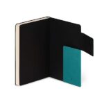 Legami - Taccuino a righe, Medium,192 Pagine, Copertina in morbido PU, in Carta certificata FSC®, Carta avorio 90 g/m², Planner mensile, Rubrica, Segnalibro, 13x21 cm, Colore Malachite Green - immagine 8
