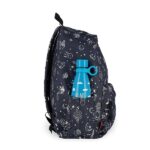 Legami - Zaino, Scomparto per laptop 15", Chiusura a Zip, Tasca laterale per Borraccia, Tasca frontale a Zip, Spallacci imbottiti, Cinghie regolabili, Realizzato da Plastica riciclata, 35x45 cm, 32 L - immagine 8