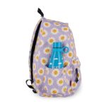 Legami - Zaino, Scomparto per laptop 15", Chiusura a Zip, Tasca laterale per Borraccia, Tasca frontale a Zip, Spallacci imbottiti, Cinghie regolabili, Realizzato da Plastica riciclata, 35x45 cm, 32 L - immagine 8