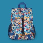 Legami - Zaino Termico Cooler Backpack, Tema Travel Stickers, Resistente, Termoisolante, Antigoccia, Capiente, Scomparto principale, Tasca centrale, 2 Tasche Laterali, 29 x 35 x 21 cm - immagine 4