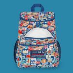 Legami - Zaino Termico Cooler Backpack, Tema Travel Stickers, Resistente, Termoisolante, Antigoccia, Capiente, Scomparto principale, Tasca centrale, 2 Tasche Laterali, 29 x 35 x 21 cm - immagine 7