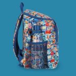 Legami - Zaino Termico Cooler Backpack, Tema Travel Stickers, Resistente, Termoisolante, Antigoccia, Capiente, Scomparto principale, Tasca centrale, 2 Tasche Laterali, 29 x 35 x 21 cm - immagine 8