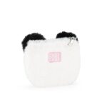 MOFU MOFU - Portamonete Plush Ufficiale Mofu Mofu, con Peluche 3D, Pratica Chiusura a Zip, Patch Logo sul Retro, 18x12x28h cm - immagine 4