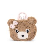 MOFU MOFU - Zaino Sagomato Plush Ufficiale Mofu Mofu, Ideale per Asilo e Tempo Libero, con Manici Regolabili e Pratica Chiusura a Zip, 24x19h cm