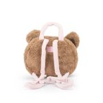 MOFU MOFU - Zaino Sagomato Plush Ufficiale Mofu Mofu, Ideale per Asilo e Tempo Libero, con Manici Regolabili e Pratica Chiusura a Zip, 24x19h cm - immagine 4