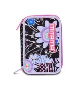 Mitama Astuccio Scuola 3 Scomparti, FLOWER FASHION, Contenuto 47 pz, Completo di Matite, Pennarelli, Portapenne Scuola Elementare Bambina - immagine 7