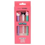 Mr. Wonderful – Set di 3 Penne Cancellabili Bo-Bo - Hello Kitty, My Melody e Kuromi – Accessorio di Cartoleria Originale – Idea Regalo